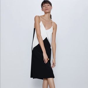 ZARA Two-Toned Slip Dress